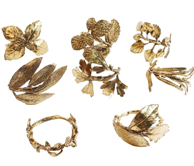 Кольцо для салфеток Flora Gold