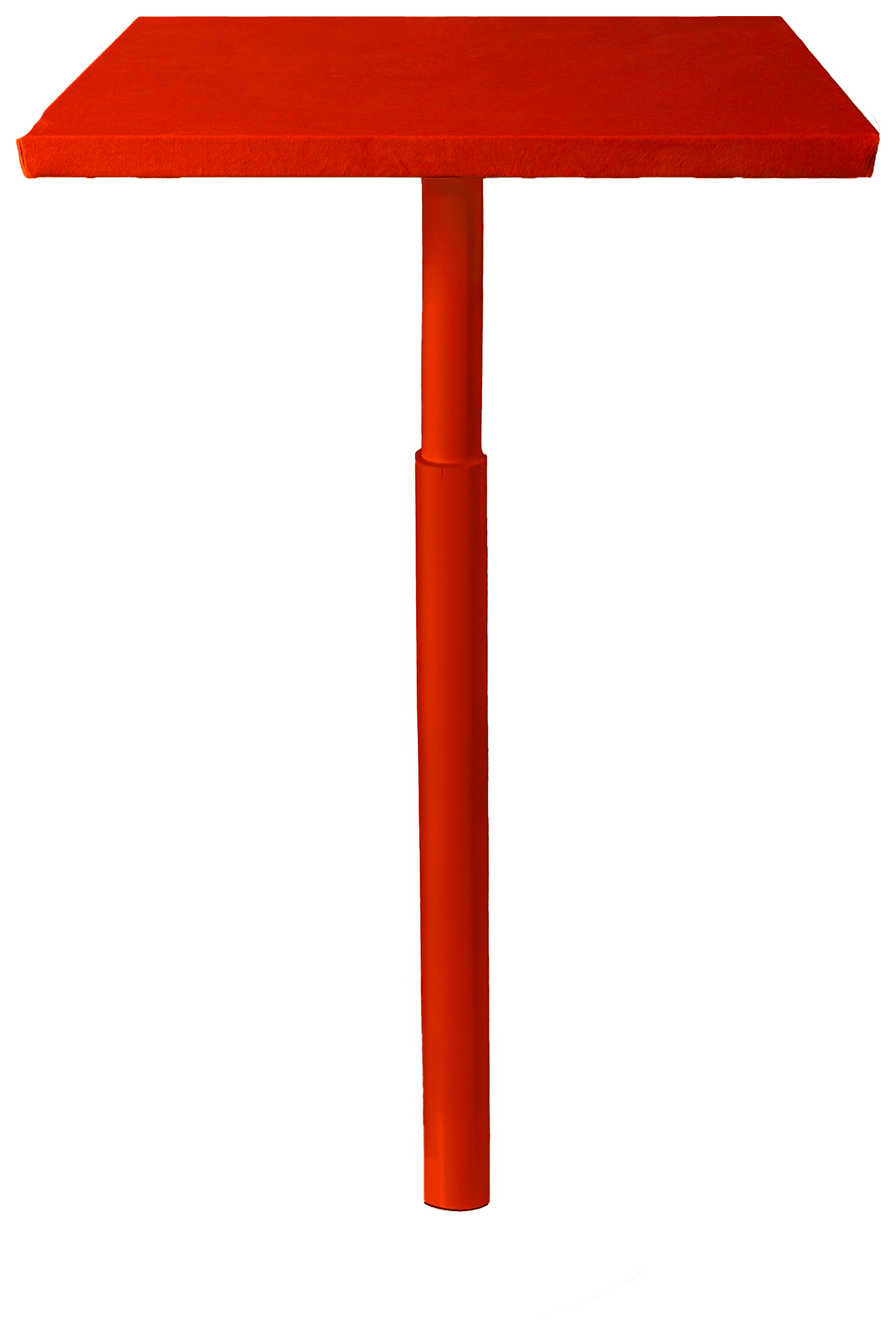 Стол коктейльный Twist Rectangle S, Красный бархат (телескопические ноги) - Фото 2