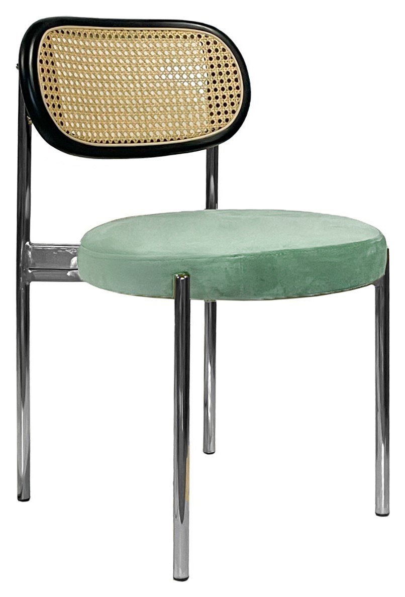Стул Modern Silver, Black Rotango + Mint