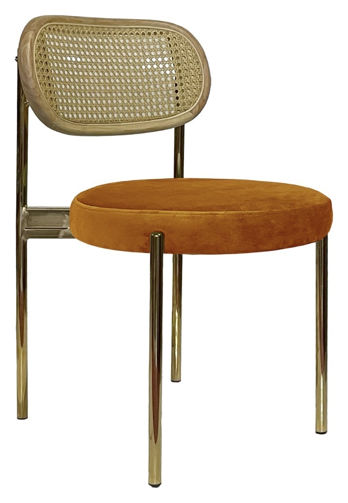 Стул Modern Gold, Natural Rotango + Marigold