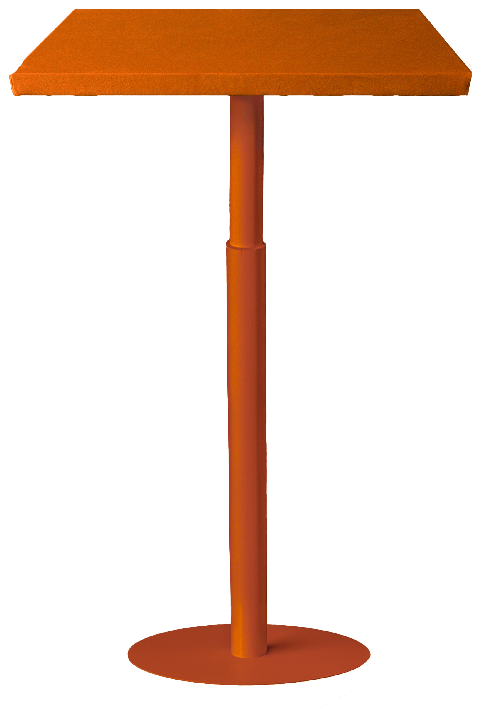 Стол коктейльный Twist Rectangle S, Тыквенный тарт (телескопические ноги)