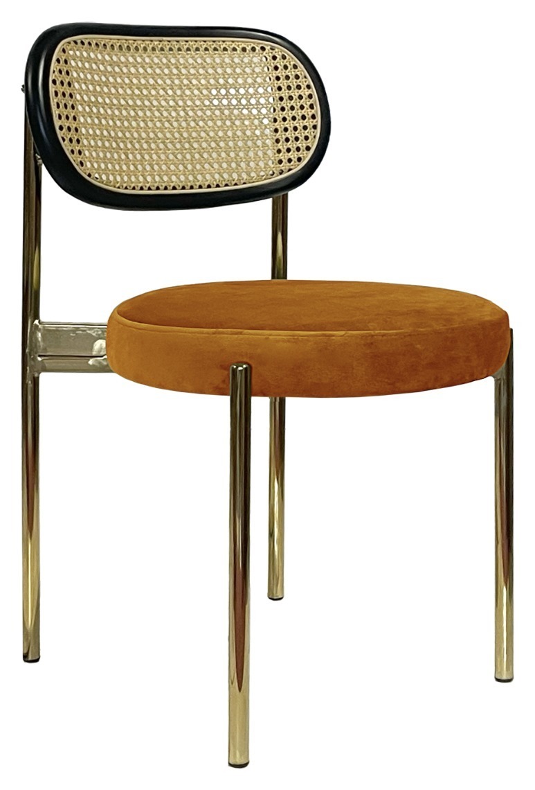 Стул Modern Gold, Black Rotango + Marigold