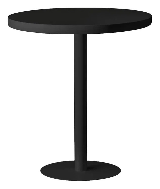 Стол коктейльный Twist Circle Black  (телескопическая нога) - Фото 3