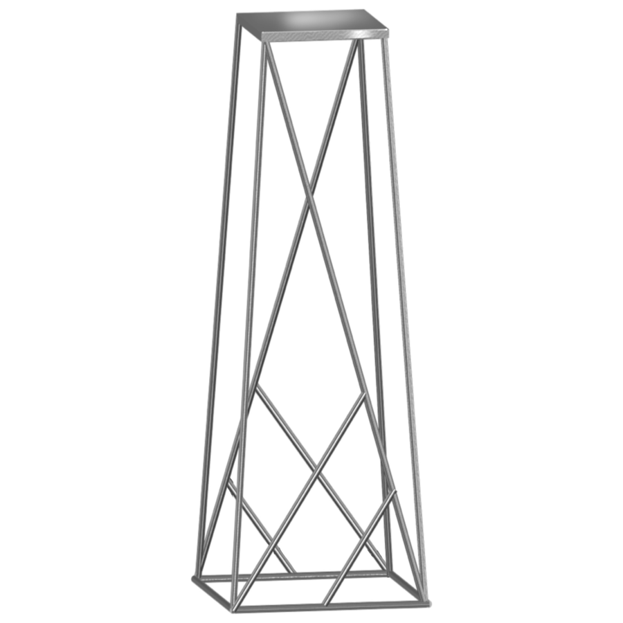 Стойка серебро "Axler" - Фото миниатюра 1