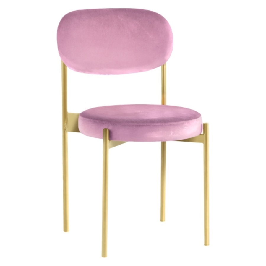 Стул Monaco золото нежно-розовый - Фото миниатюра 1
