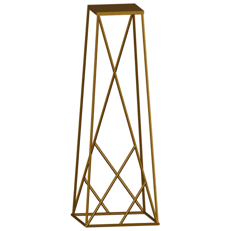 Стойка золотая "Axler" - Фото миниатюра 1