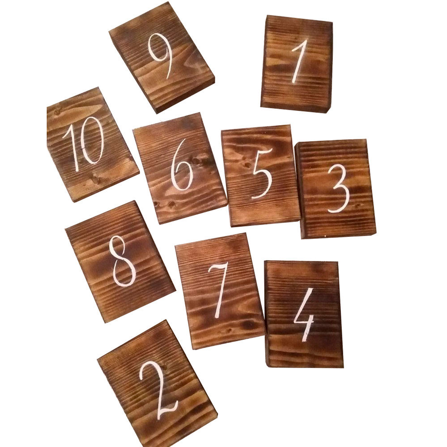 Номерок стола "Рустик" - Фото миниатюра 1