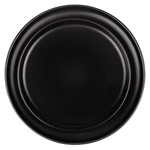 Набор тарелок "Киото" black