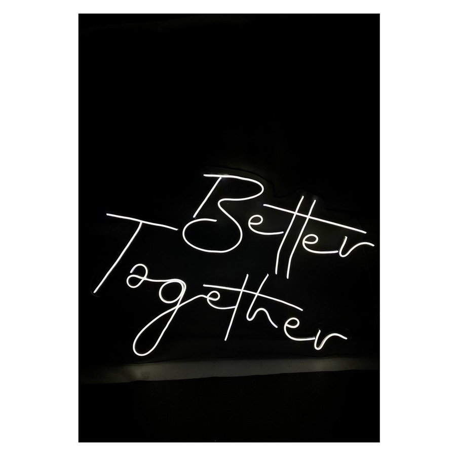Неоновая вывеска Better Together - Фото миниатюра 2