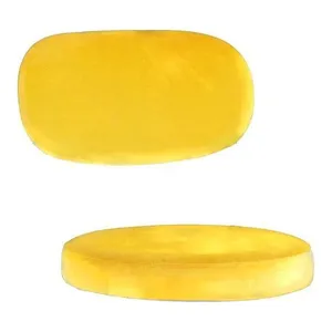 Чехол на стул Монако лимонный