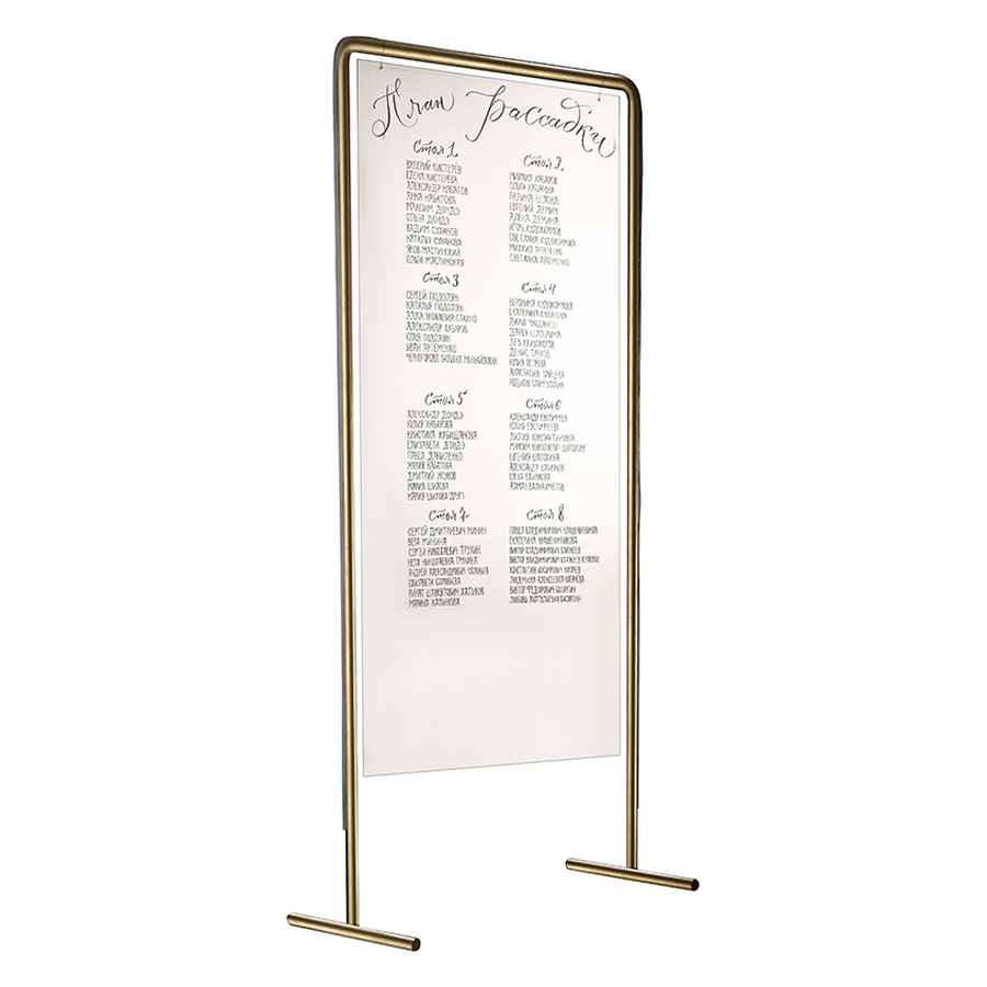 План рассадки золотой с подсветкой - Фото миниатюра 1