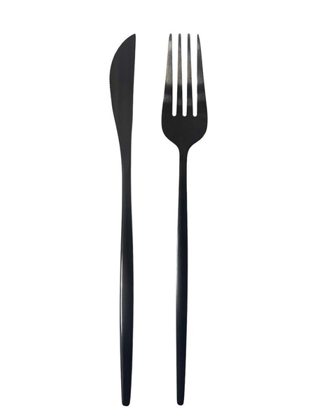 Столовые приборы Total black - Фото основное 1