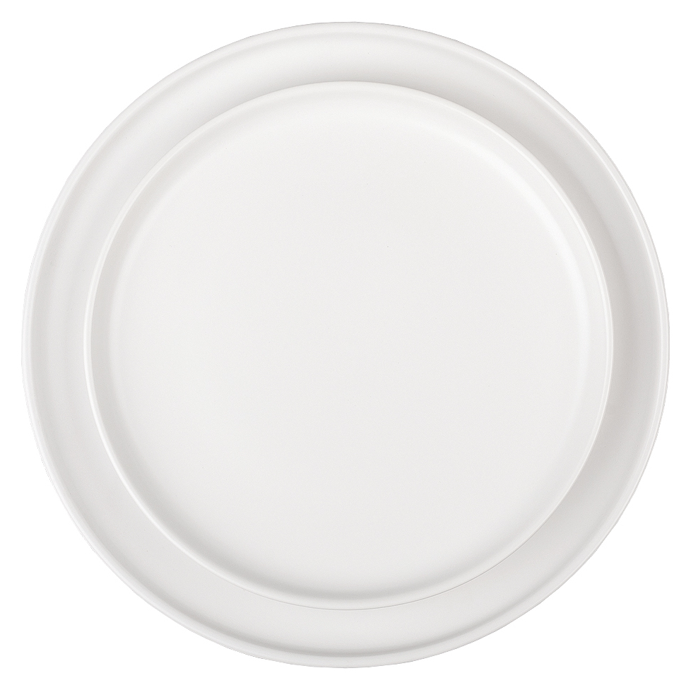 Набор тарелок "Киото" white