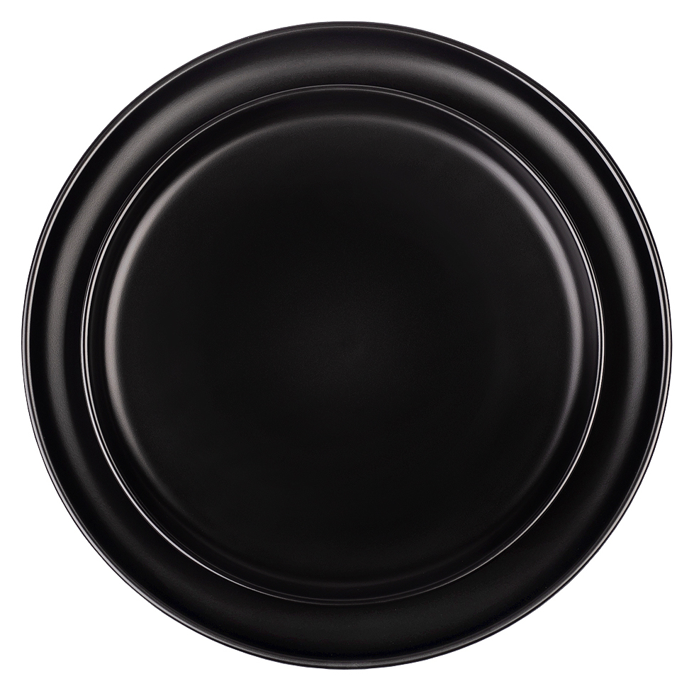 Набор тарелок "Киото" black