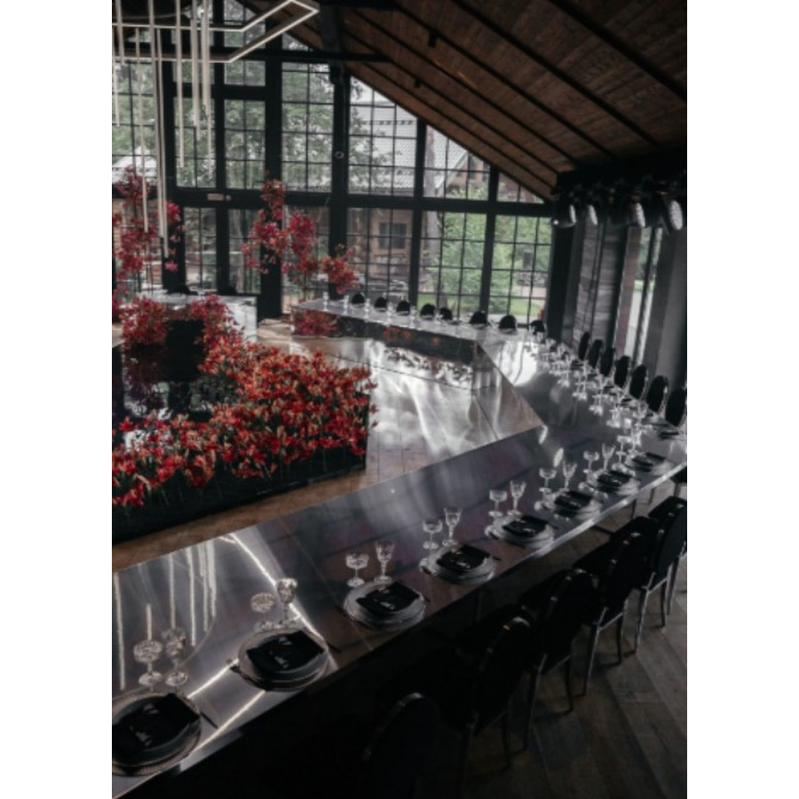 Стул «Вашингтон» серебро, черный бархат - Фото миниатюра 3