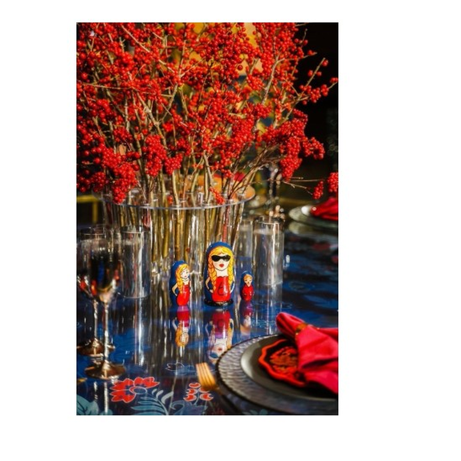 Номерок стола Матрешка - Фото миниатюра 3