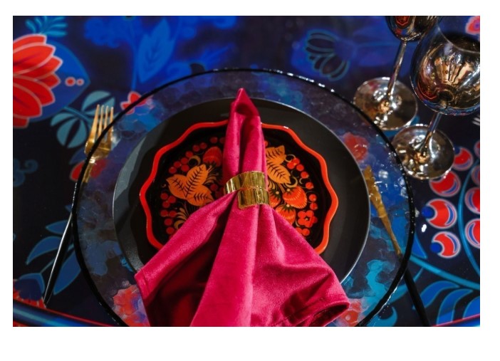 Тарелка хохлома