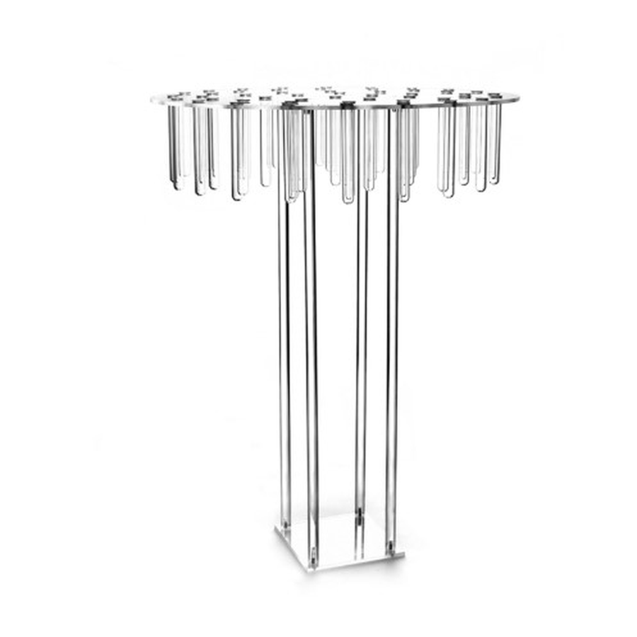 Стойка прозрачная с пробирками "Luminara" 65см - Фото основное 1