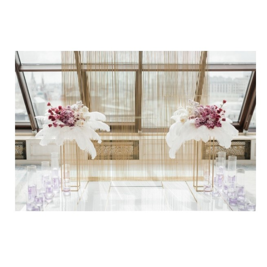 Стойка золото "Frame" 120 см - Фото миниатюра 2