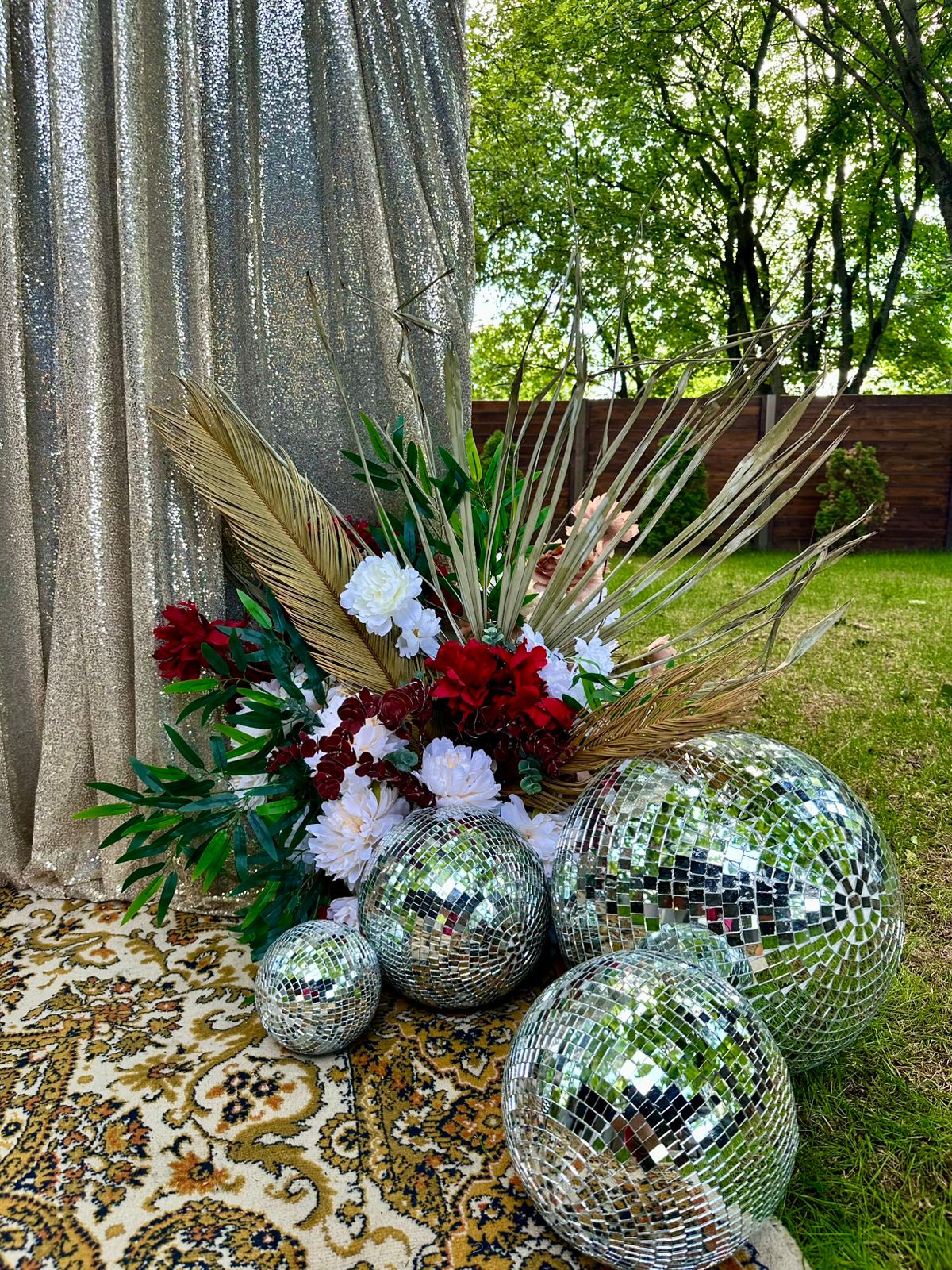 Зеркальный диско-шар 25 см