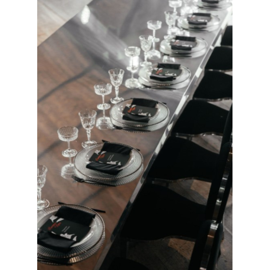 Стул «Вашингтон» серебро, черный бархат - Фото миниатюра 4