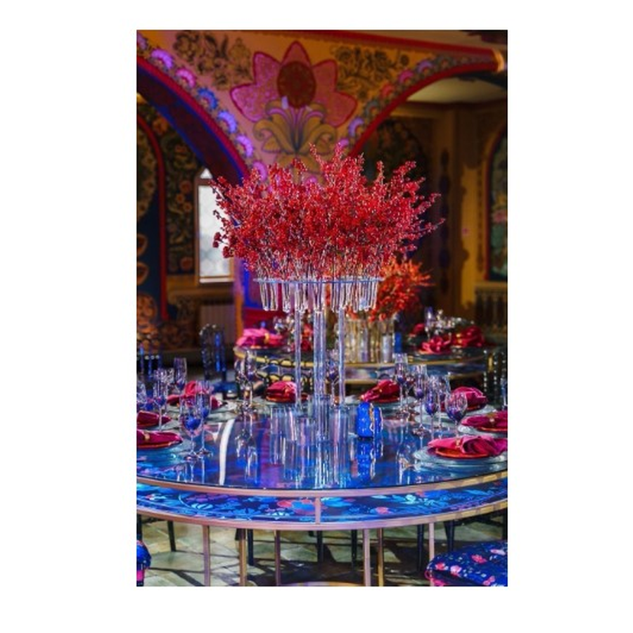 Стойка прозрачная с пробирками "Luminara" 65см - Фото миниатюра 4