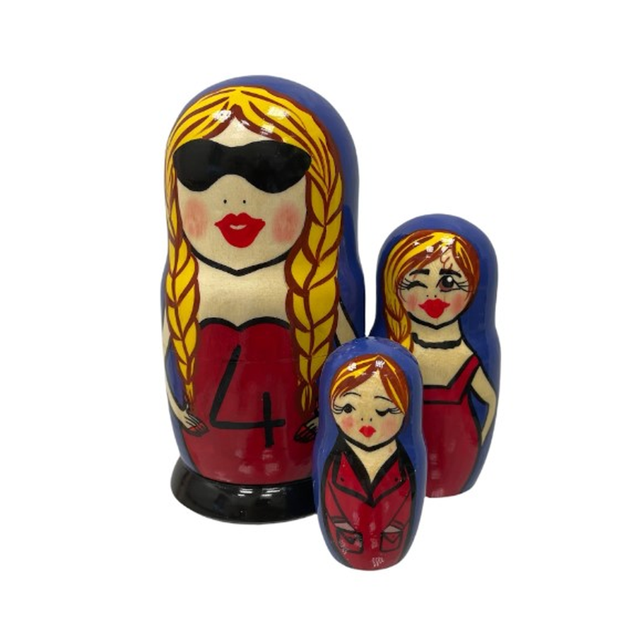 Номерок стола Матрешка - Фото миниатюра 2